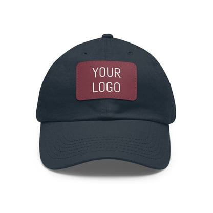 Dad Hat Leather Patch Personalized for Events & Promotions