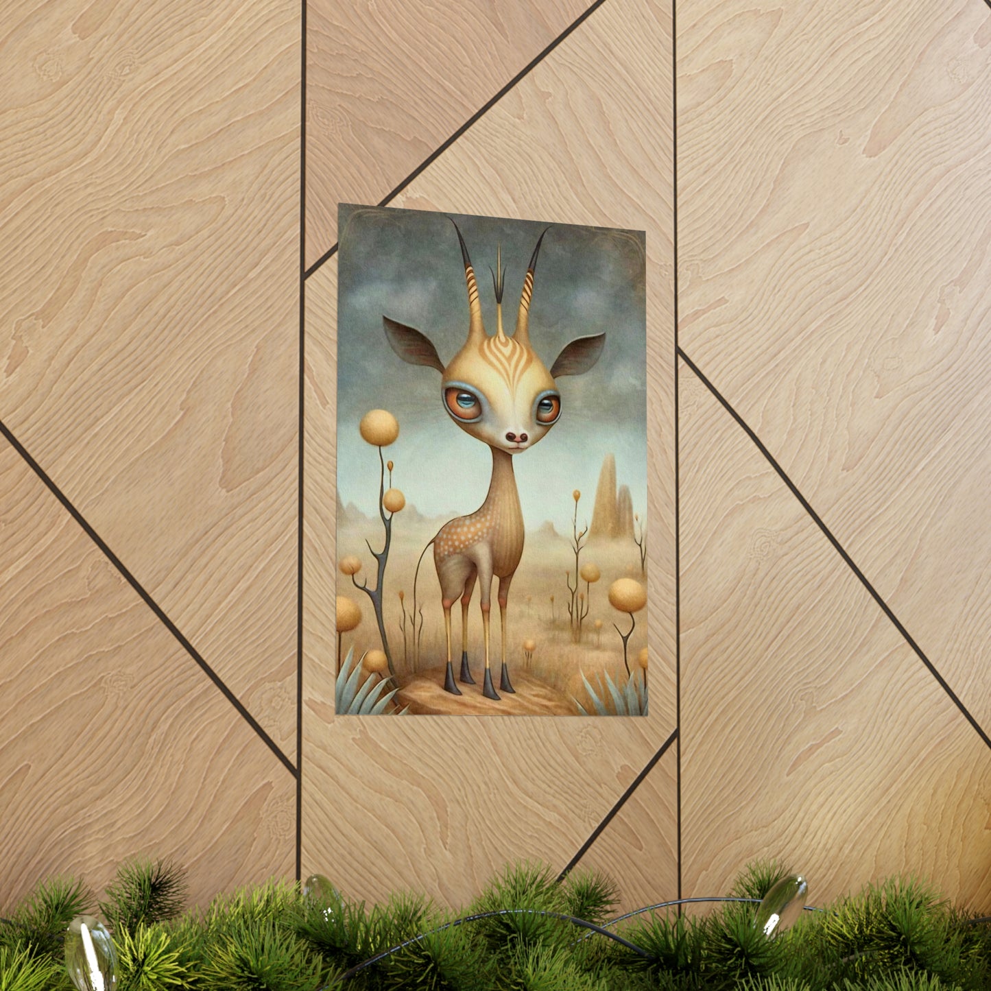 Safari Kids Collection- Gazelle Premium Matte Vertical Posters