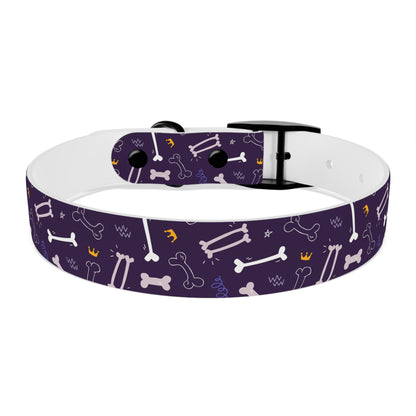 Sassy Pet's Purple Bones Collar