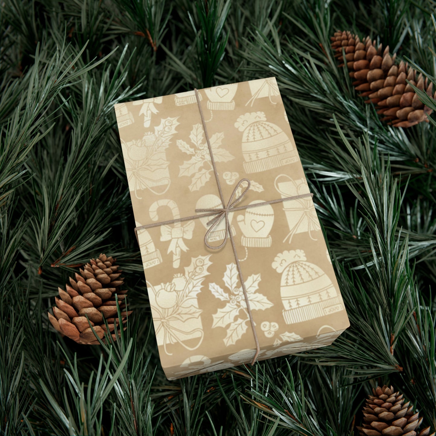 Gold Christmas Gift Wrap Papers