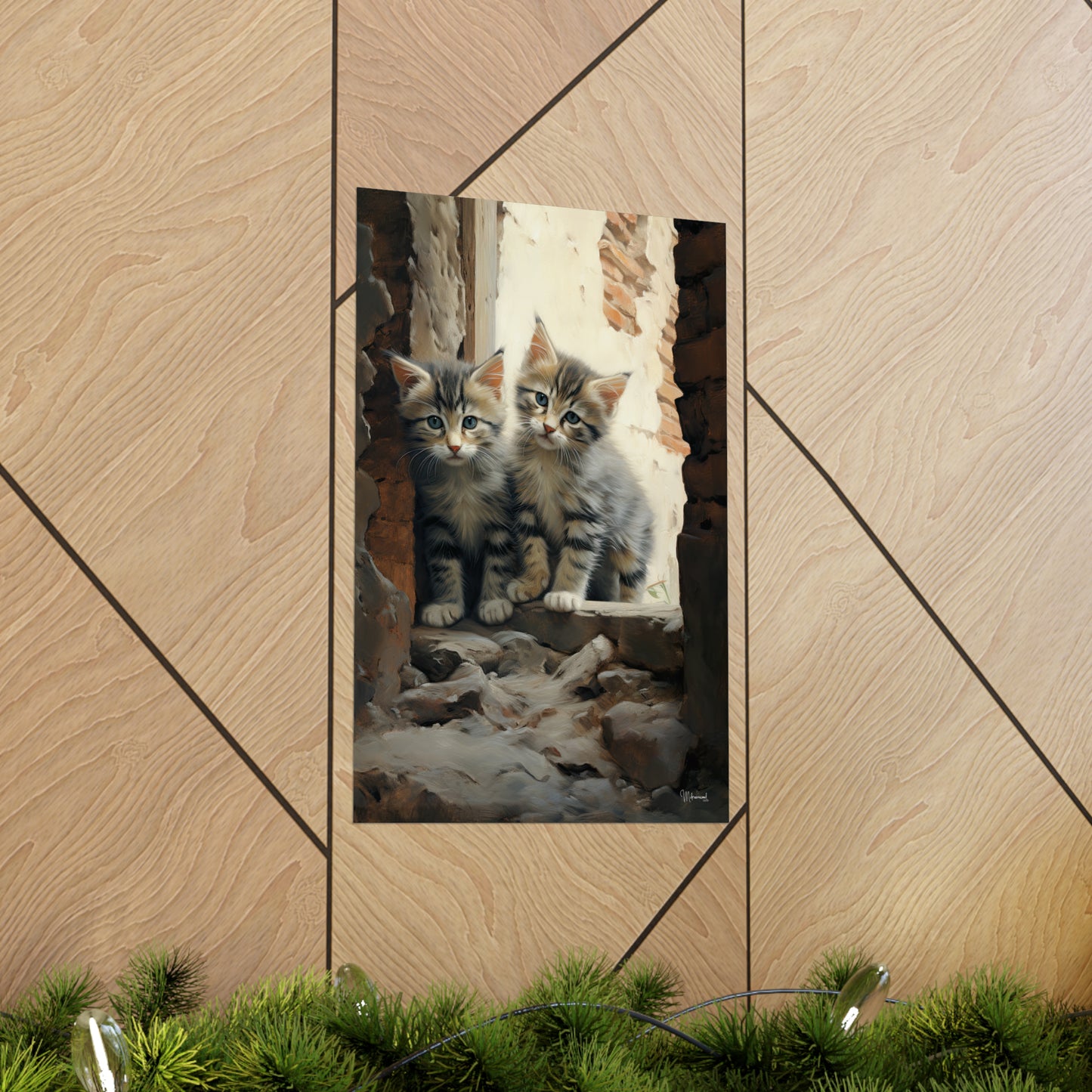 Street Kittens Premium Matte Vertical Posters