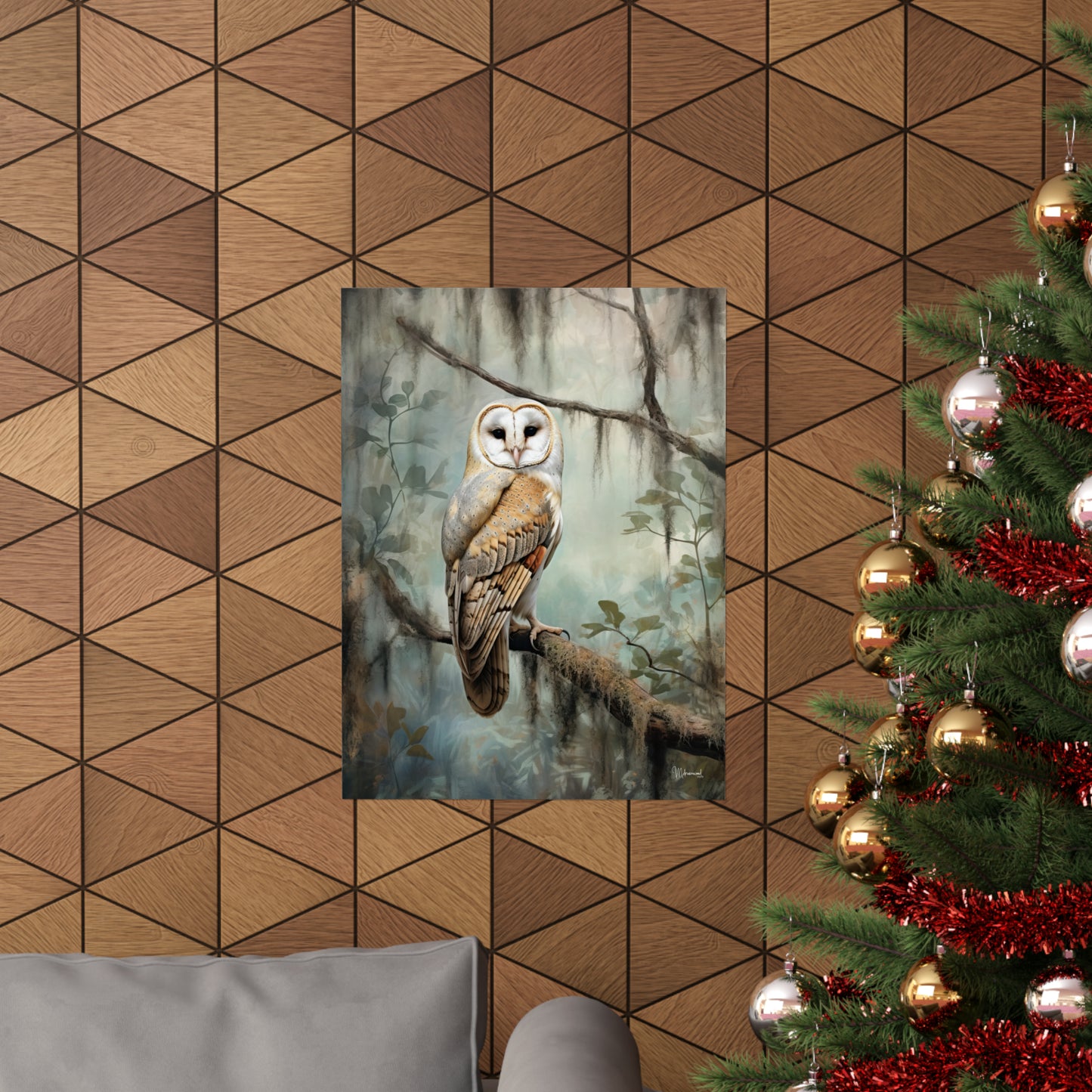 Florida Barn Owl Premium Matte Vertical Posters