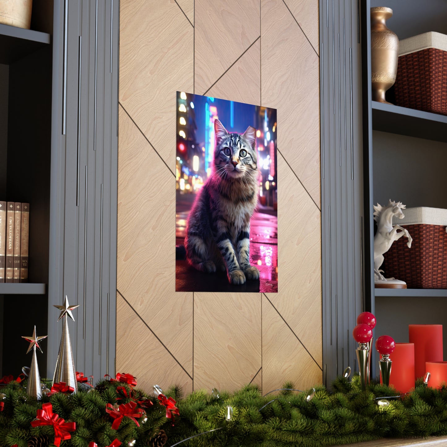 TNVR Cat in the City Premium Matte Vertical Posters