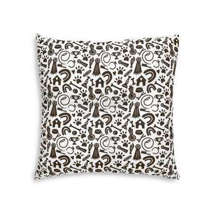 Sassy Pet's Puppy Love Tufted Floor Pillow, Square