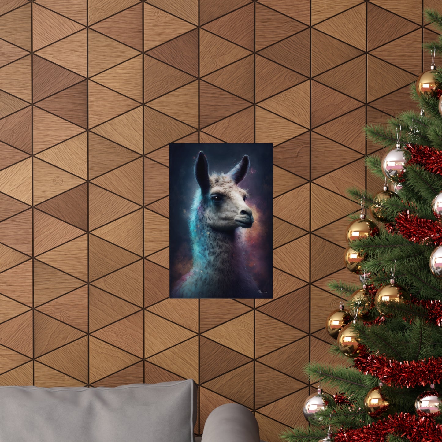 Llama Premium Matte Vertical Posters