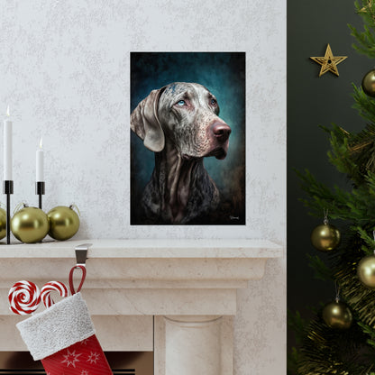 Weimaraner Dog Premium Matte Vertical Posters