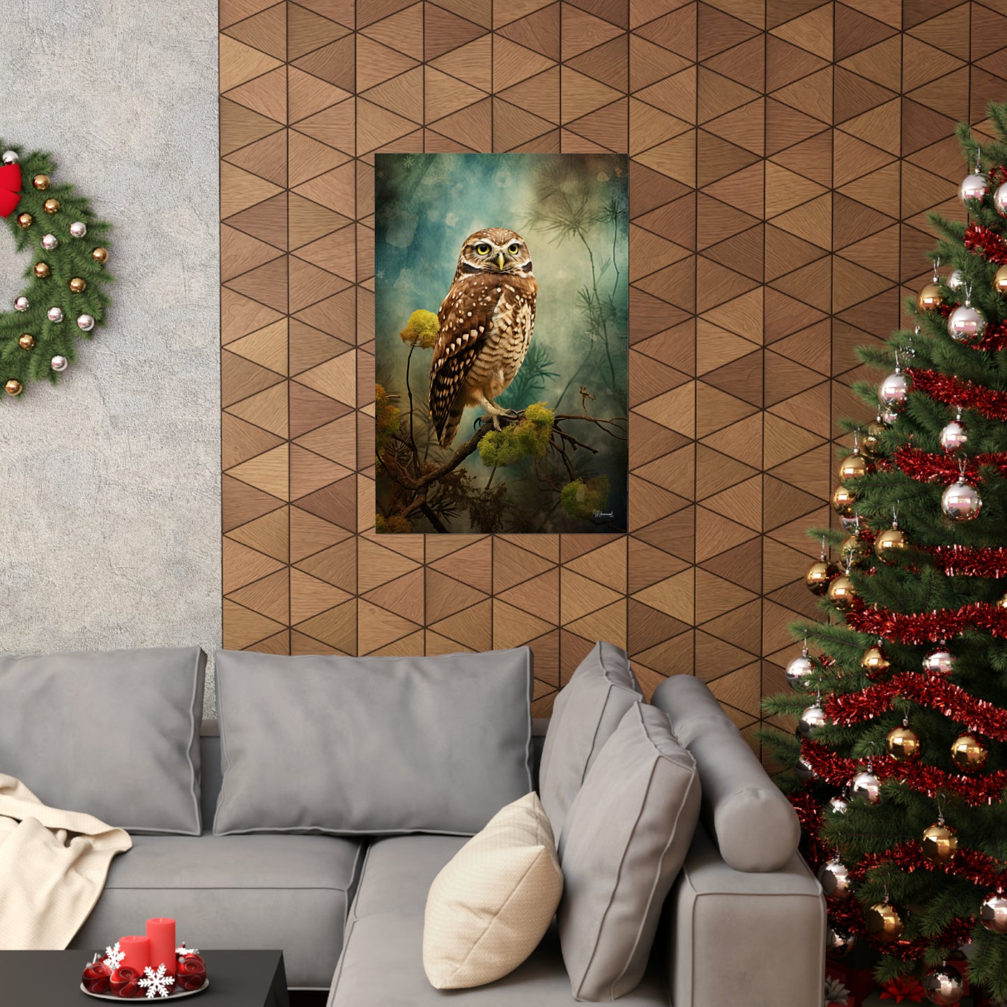 Burrowing Owl Premium Matte Vertical Posters