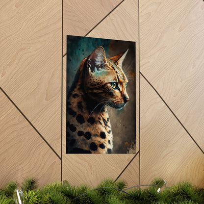Bengal Cat Premium Matte Vertical Posters