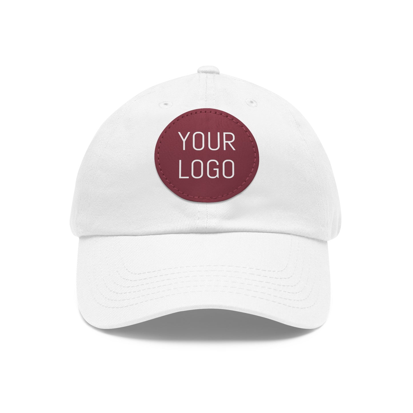 Dad Hat with Leather Patch Personalized for Events & Promotions