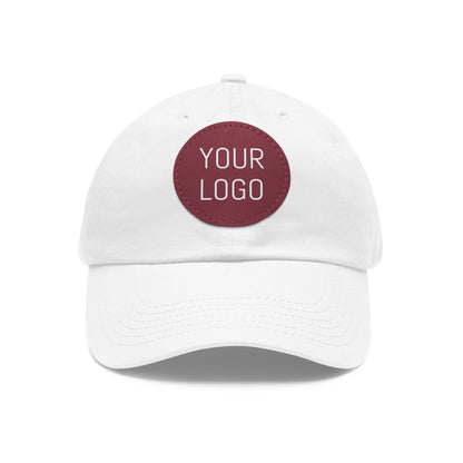 Dad Hat with Leather Patch Personalized for Events & Promotions