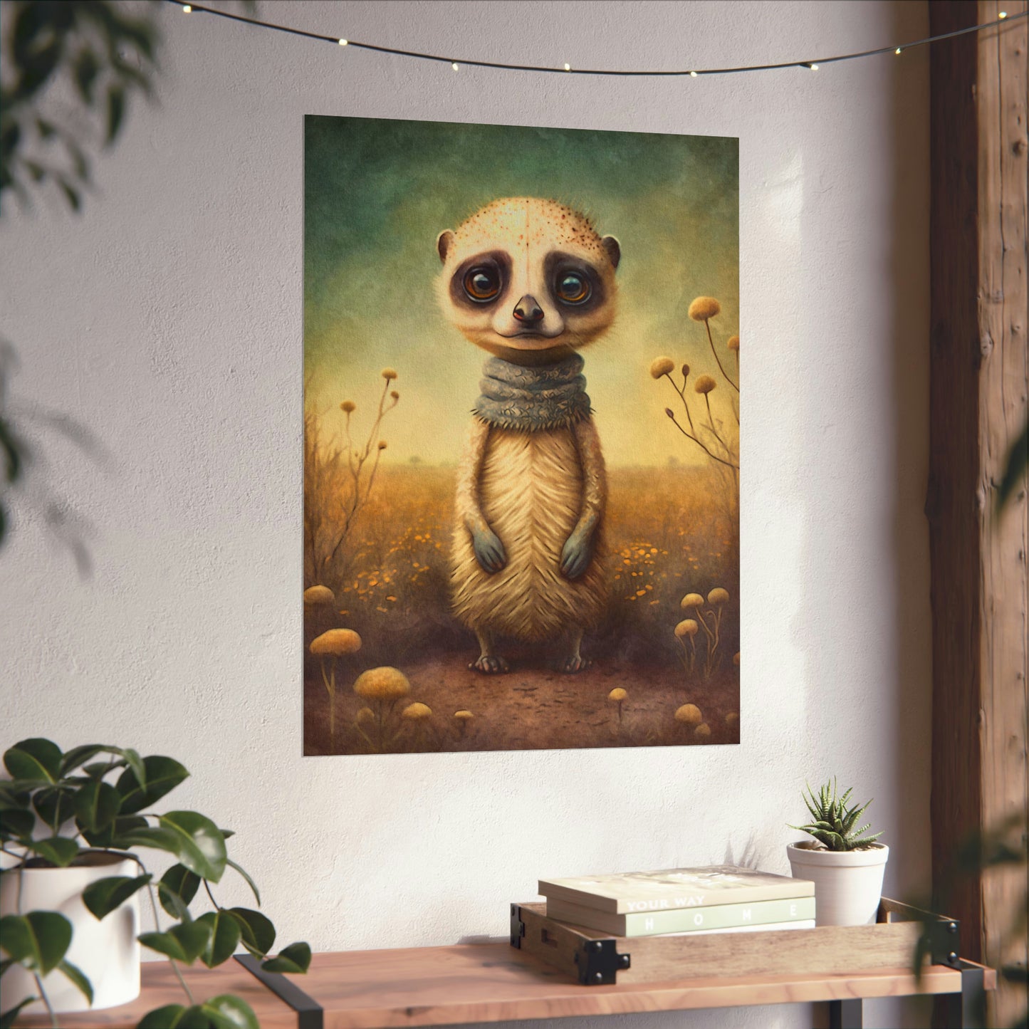 Safari Kids Collection- Mercat Premium Matte Vertical Posters