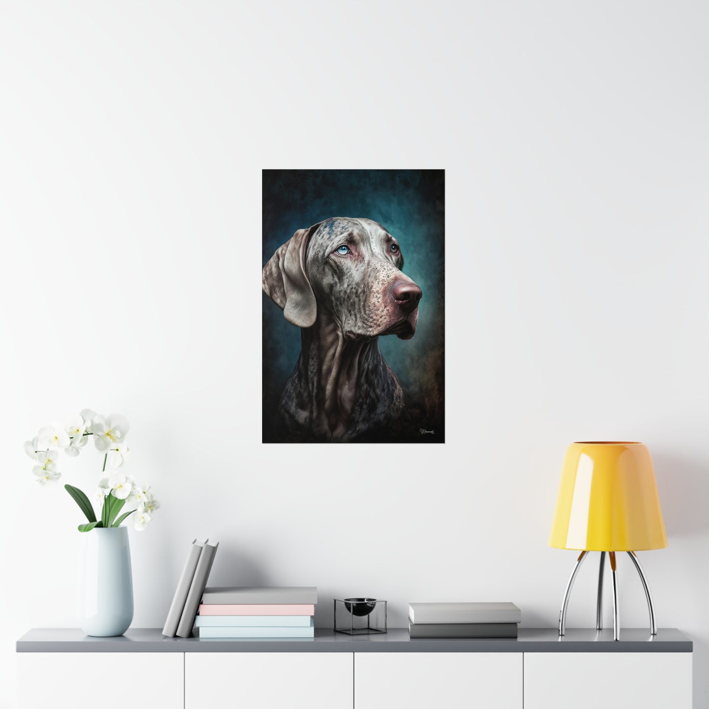 Weimaraner Dog Premium Matte Vertical Posters