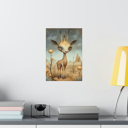 Safari Kids Collection- Gazelle Premium Matte Vertical Posters