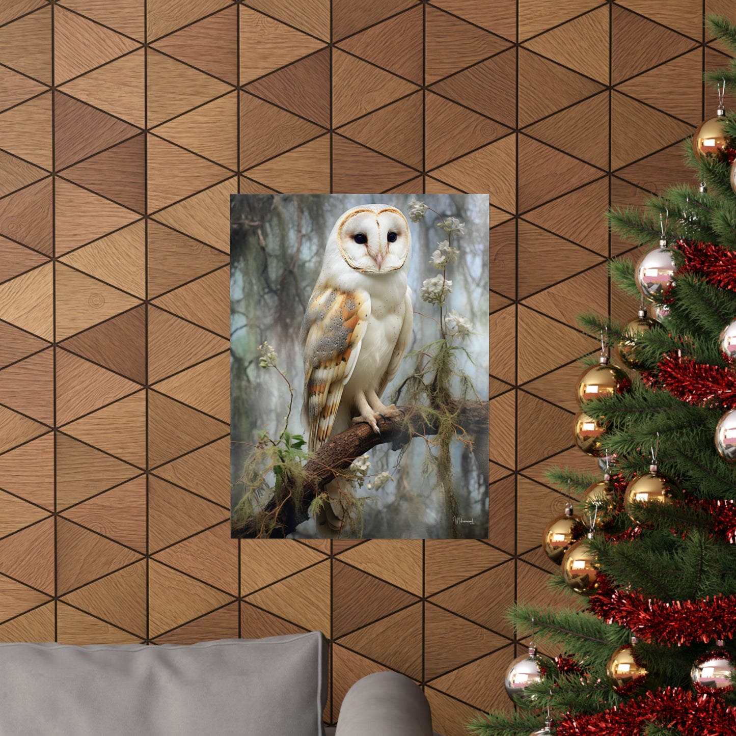 Florida Barn Owl Premium Matte Vertical Posters