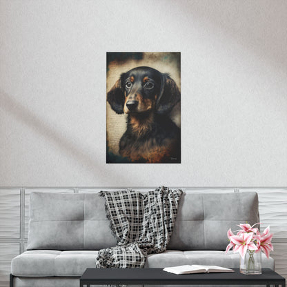 Dachshund Dog Premium Matte Vertical Posters