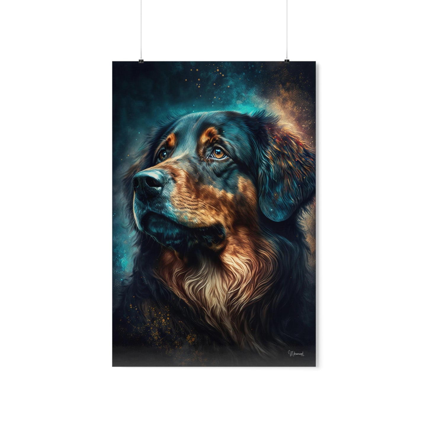 Hovawart Hund Dog Premium Matte Vertical Posters