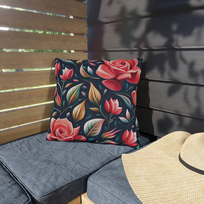 Passion Rose Outdoor Pillows