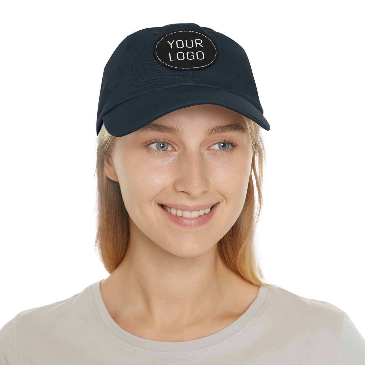 Dad Hat with Leather Patch Personalized for Events & Promotions