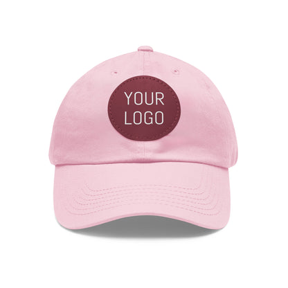 Dad Hat with Leather Patch Personalized for Events & Promotions