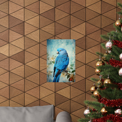 Blue Parrot Premium Matte Vertical Posters