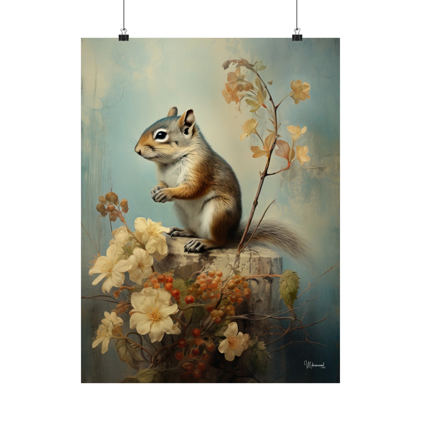 Chipmunk Premium Matte Vertical Posters