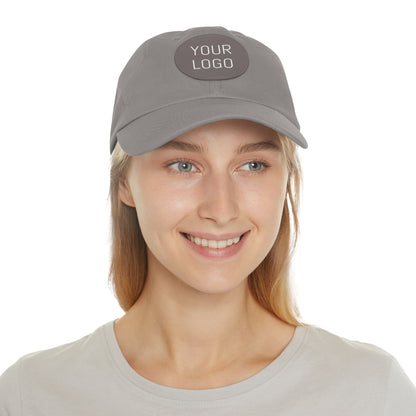 Dad Hat with Leather Patch Personalized for Events & Promotions