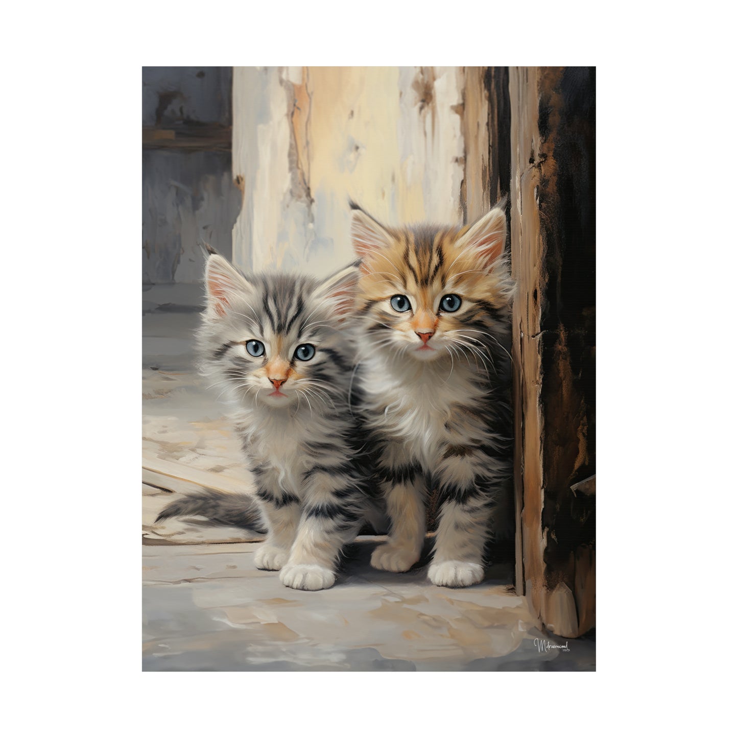 Street Kittens Premium Matte Vertical Posters