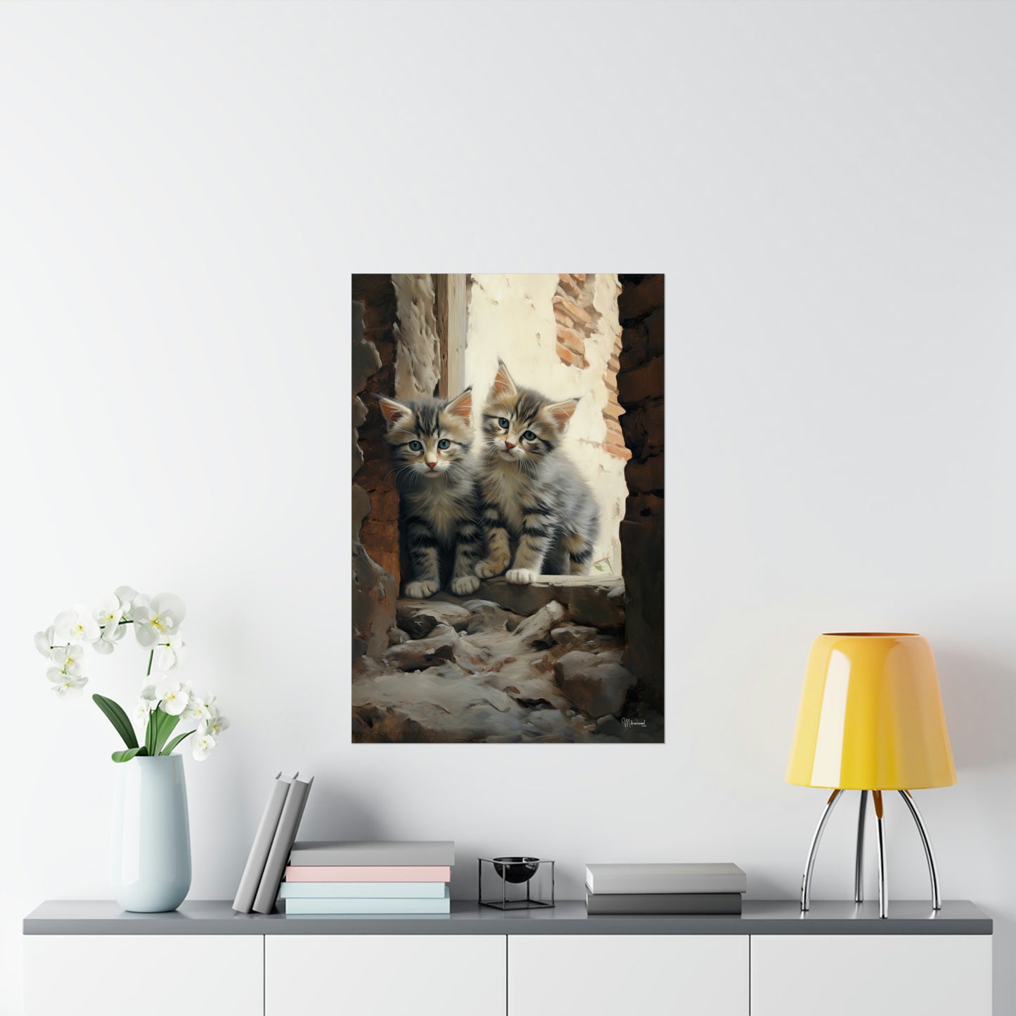 Street Kittens Premium Matte Vertical Posters