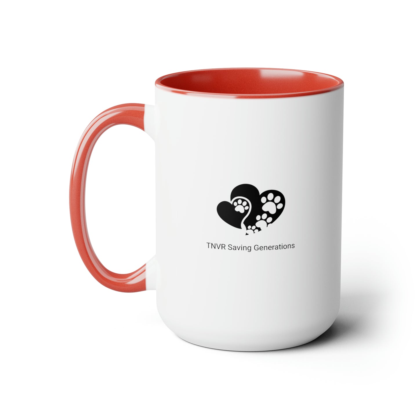 I Heart TNVR Two-Tone Coffee Mugs, 15oz