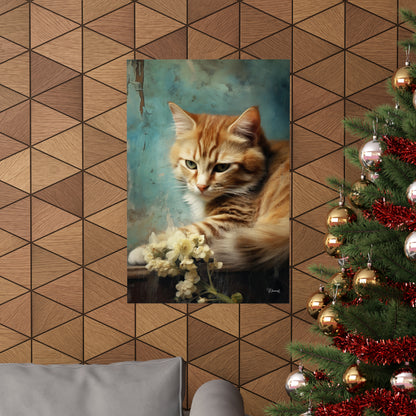 Tabby Cat Premium Matte Vertical Posters