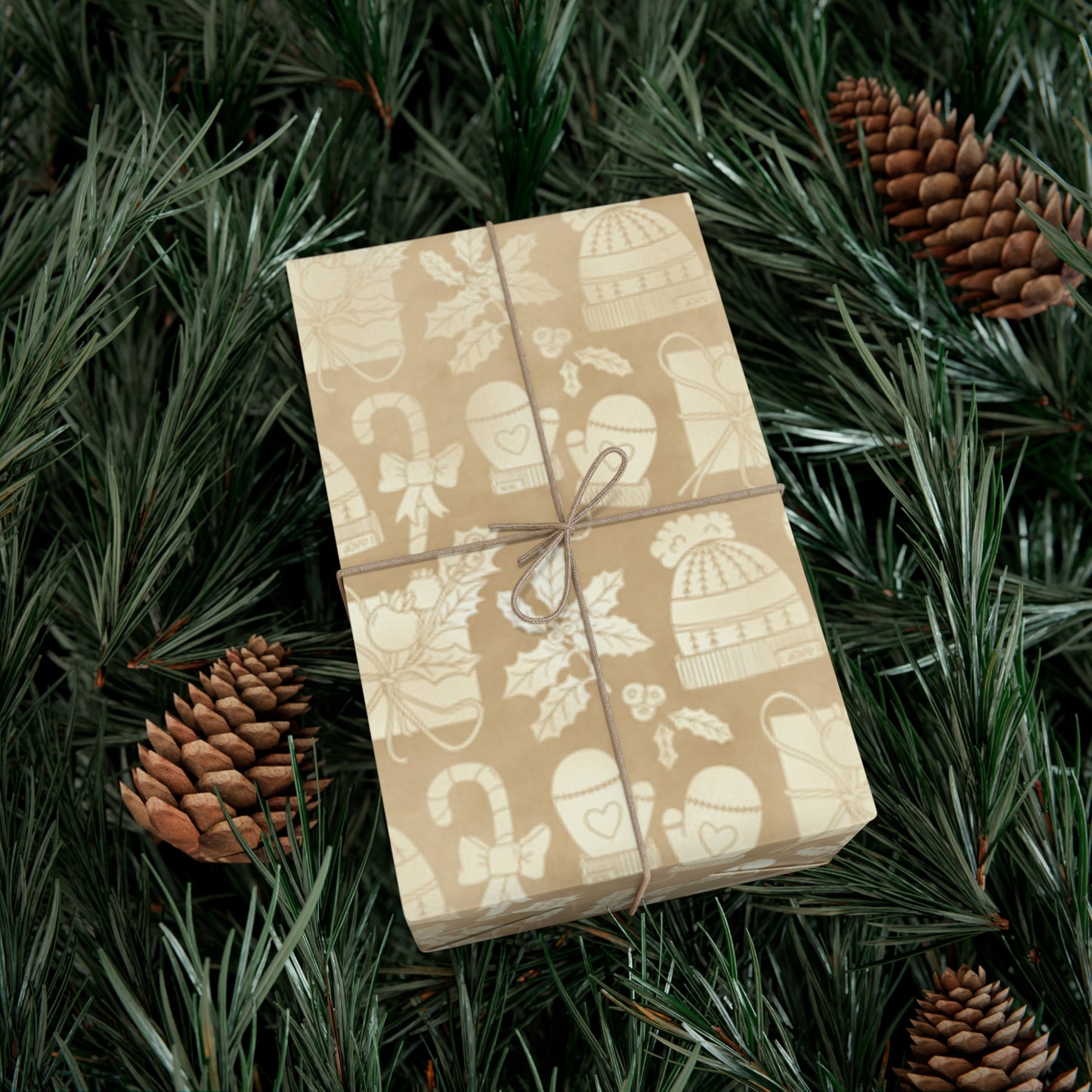 Gold Christmas Gift Wrap Papers