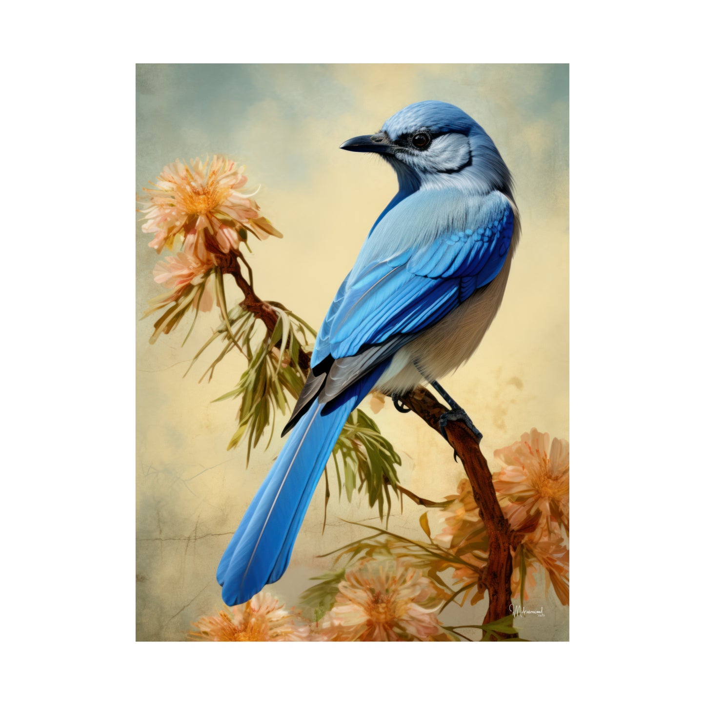 Scrub Jay Premium Matte Vertical Posters