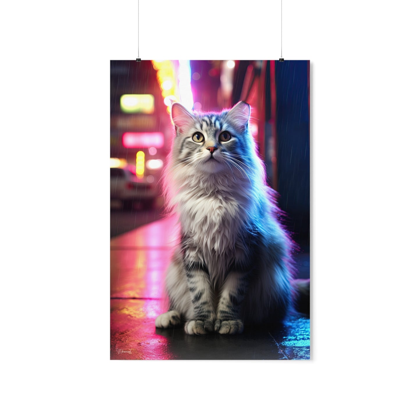 TNVR Cat in the City Premium Matte Vertical Posters