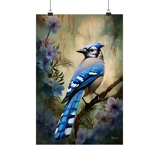 Blue Jay Premium Matte Vertical Posters