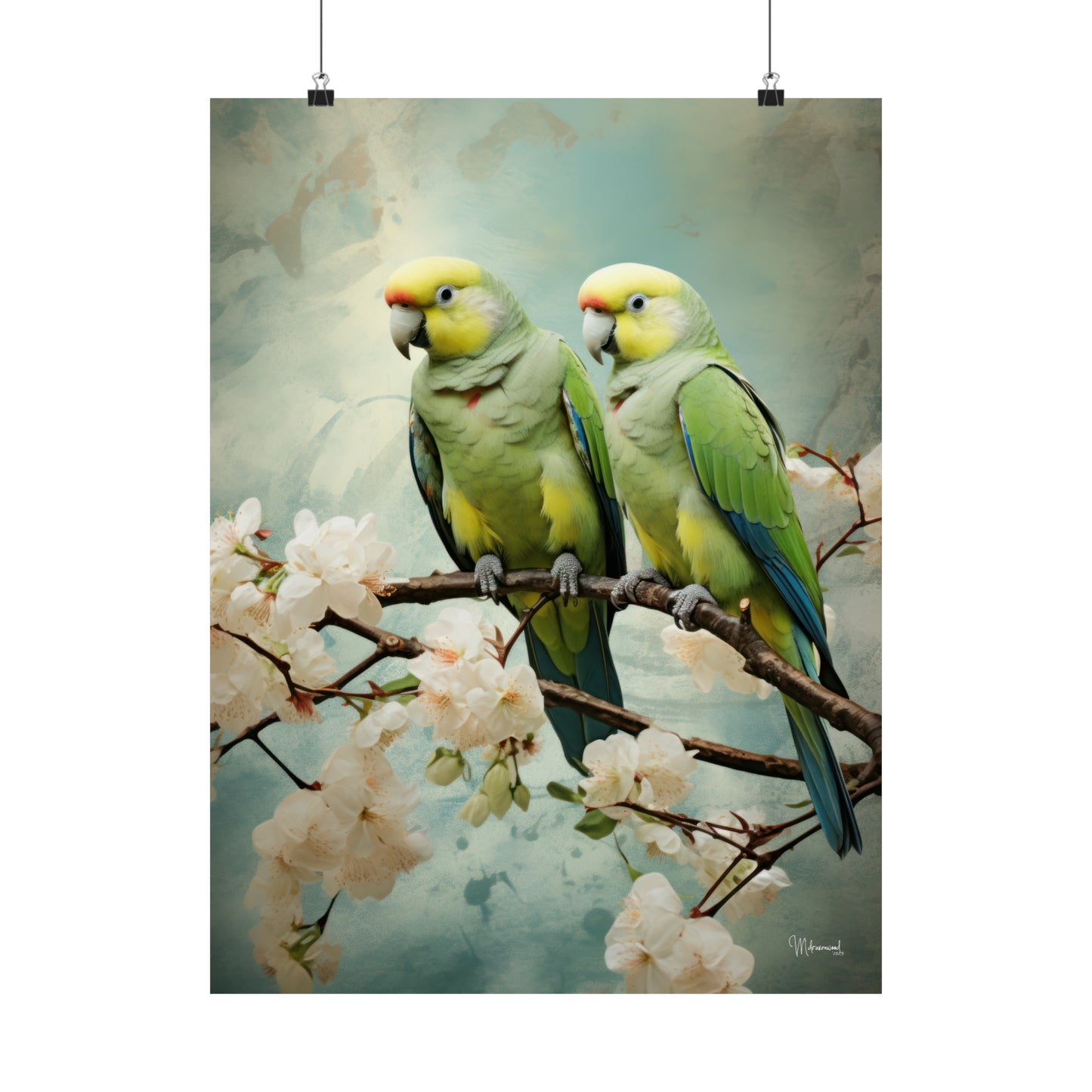 Parrot Premium Matte Vertical Posters