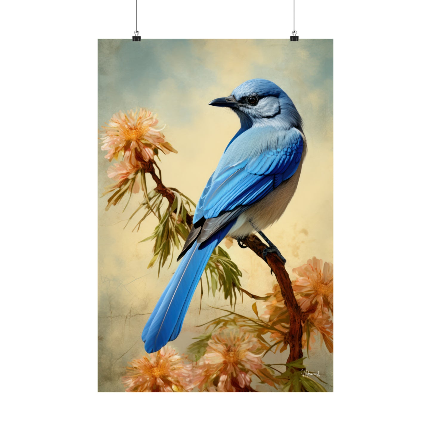 Scrub Jay Premium Matte Vertical Posters