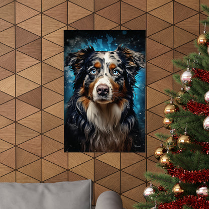 Australian Shepherd Premium Matte Vertical Posters