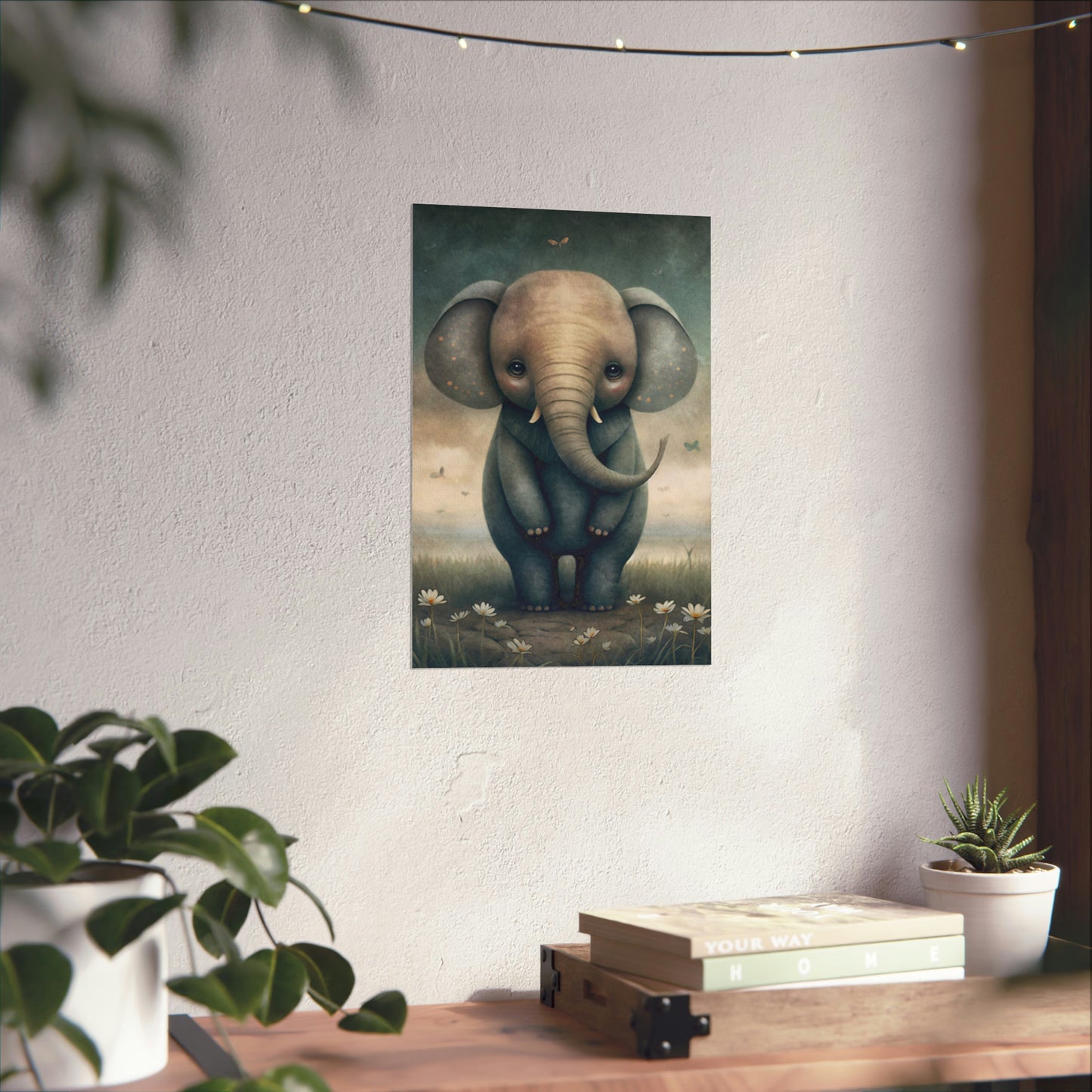 Safari Kids Collection- Elephant Premium Matte Vertical Posters