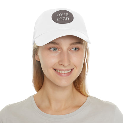 Dad Hat with Leather Patch Personalized for Events & Promotions