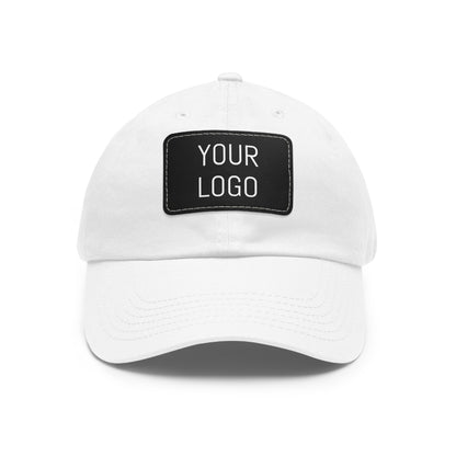 Dad Hat Leather Patch Personalized for Events & Promotions