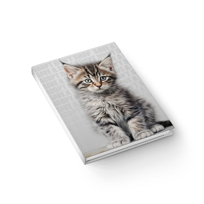 Adopt Don't Shop Kitten Blank Journal