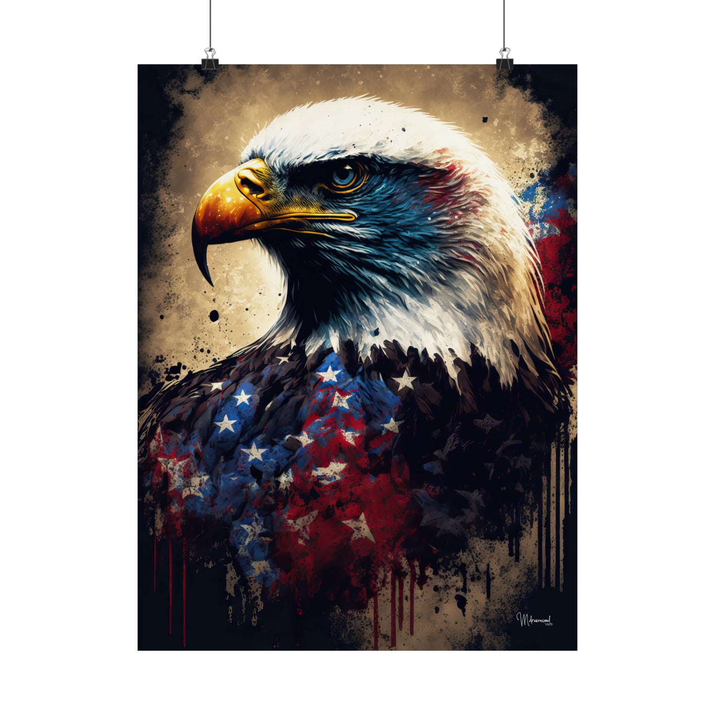 American Bald Eagle Premium Matte Vertical Posters