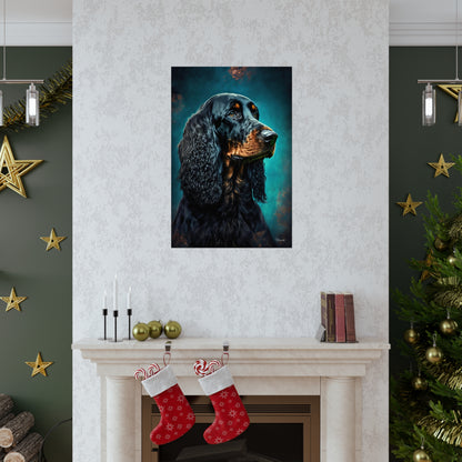 Gordon Setter Dog Premium Matte Vertical Posters