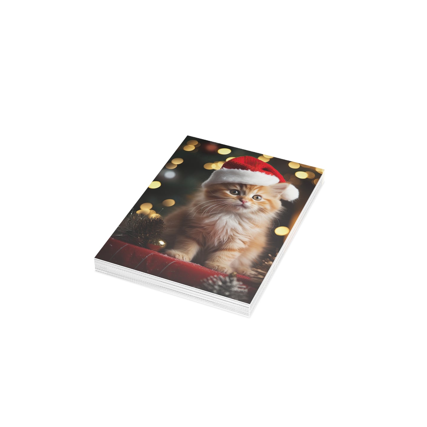 Santa's Here Christmas Greeting Cards (1, 10, 30, and 50pcs)