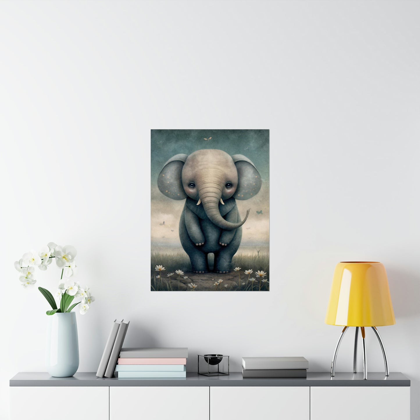 Safari Kids Collection- Elephant Premium Matte Vertical Posters