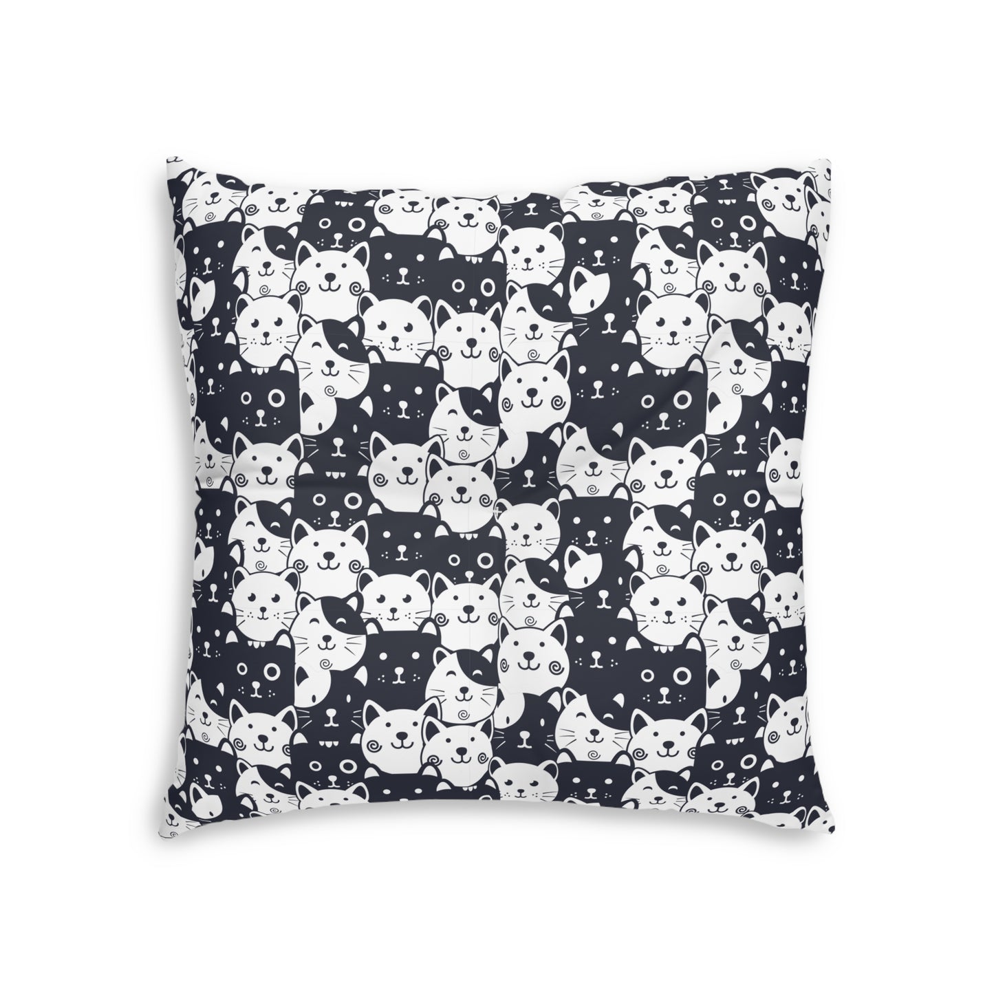 Sassy Pet's I Love Cats! Tufted Floor Pillow, Square