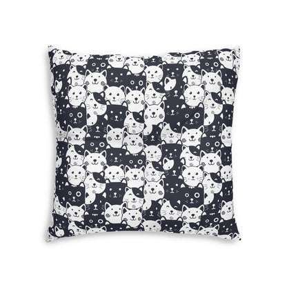 Sassy Pet's I Love Cats! Tufted Floor Pillow, Square