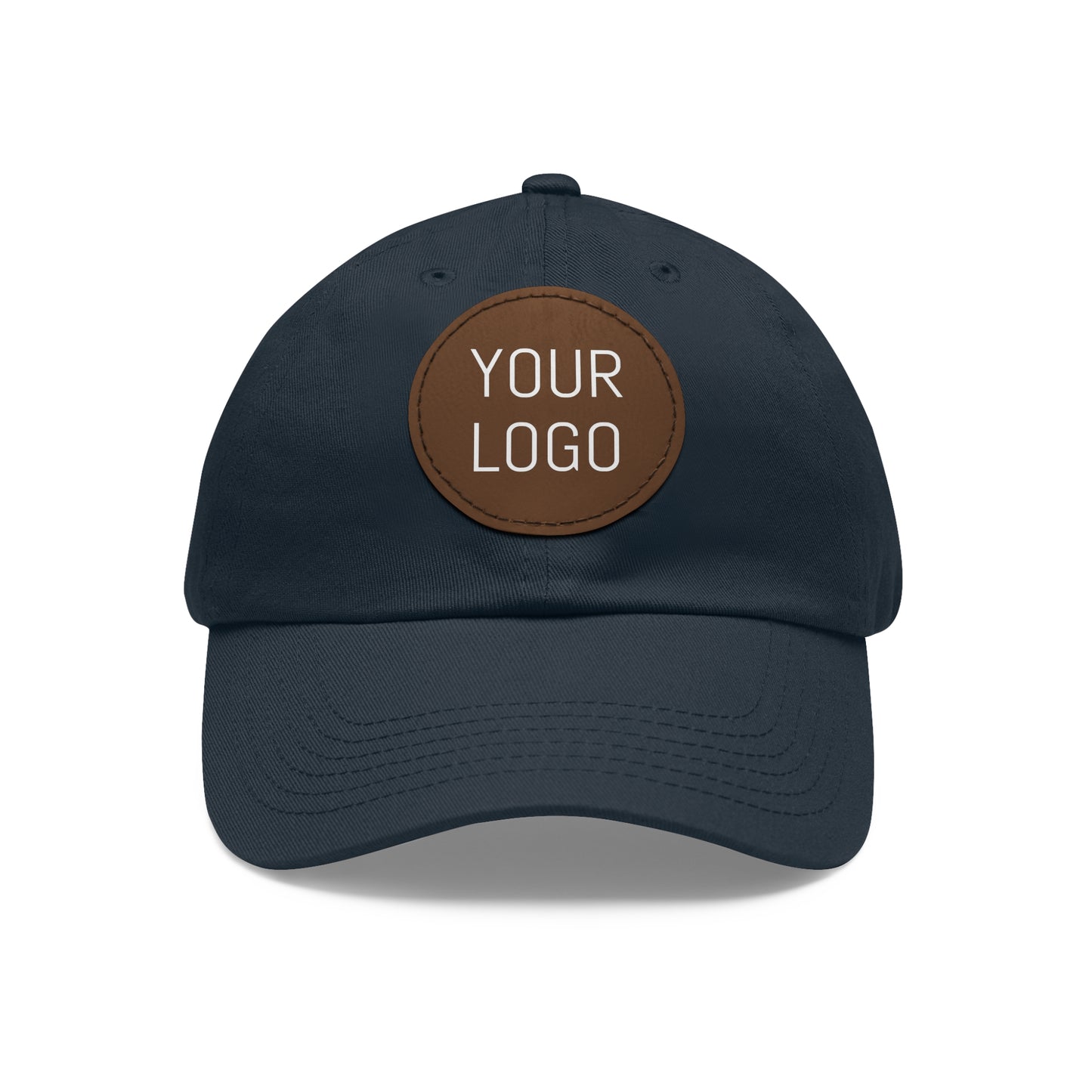 Dad Hat with Leather Patch Personalized for Events & Promotions
