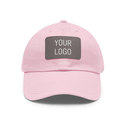 Dad Hat Leather Patch Personalized for Events & Promotions