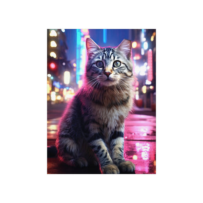 TNVR Cat in the City Premium Matte Vertical Posters